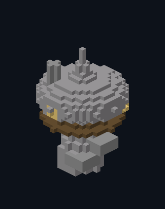 /bm a wizard tower in the shape of a giant mushroom